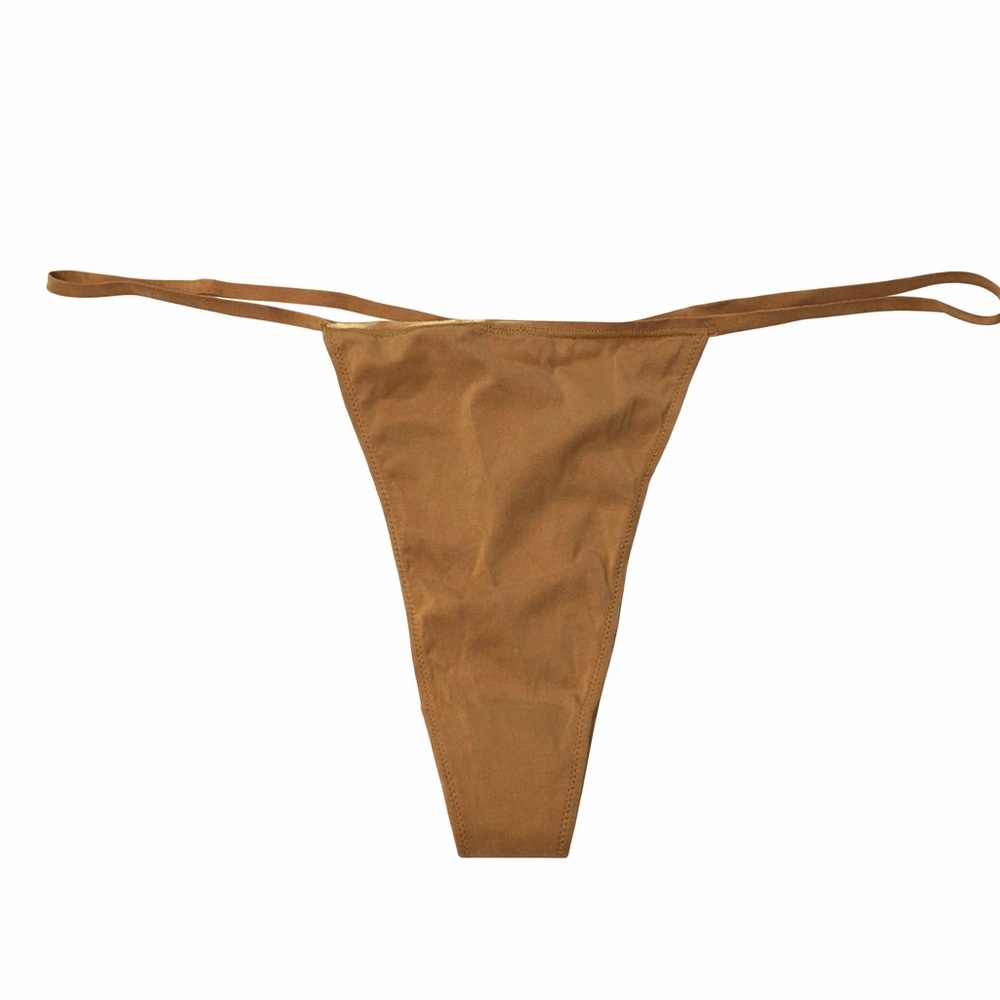 SKIMS Fits Everybody Micro Thong Camel 4X NWT Seamless